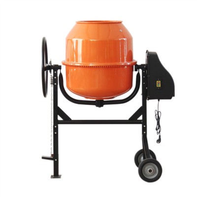 200L Horizontal Motor Small Concrete Mixer Concrete Mixer With Pump Manufacturer For Sale