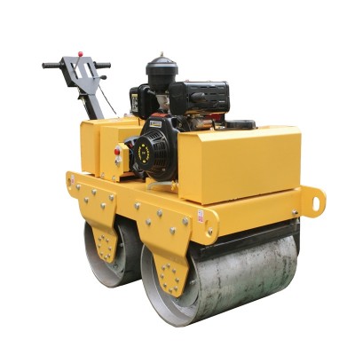 walking behind double drum vibratory roller diesel engine 9hp roller compactor for sale 2 ton hand compact mini type road roller