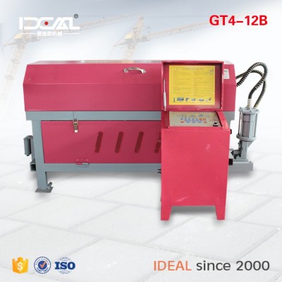 GT4-12 7.5kw electric automatic hydraulic numerical steel bar straightening and cutting machine