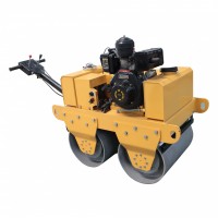 VR600P/D Gasoline Type Double Drum Roller Compactor Road Roller Spare Parts Walk Behind Vibratory Road Roller For Sale